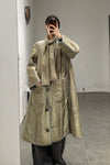 MUTEDANCE long tie jacket MD23FW61 olive PM107